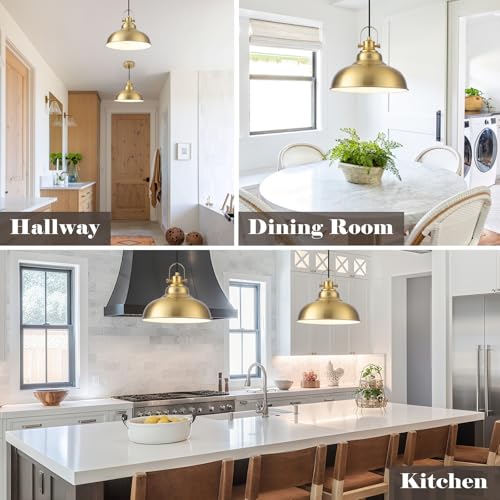 Gold Dome Pendant Light