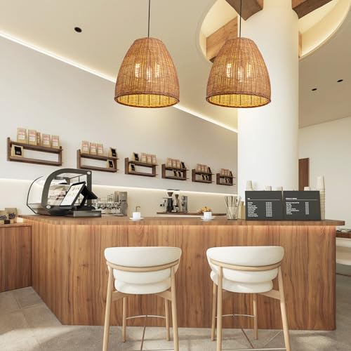 16.5" Rattan Pendant Light