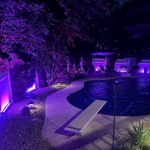 168W Programmable RGB+CCT LED Wall Washer Light Bar (Linkable RGBCCT - Black Housing)