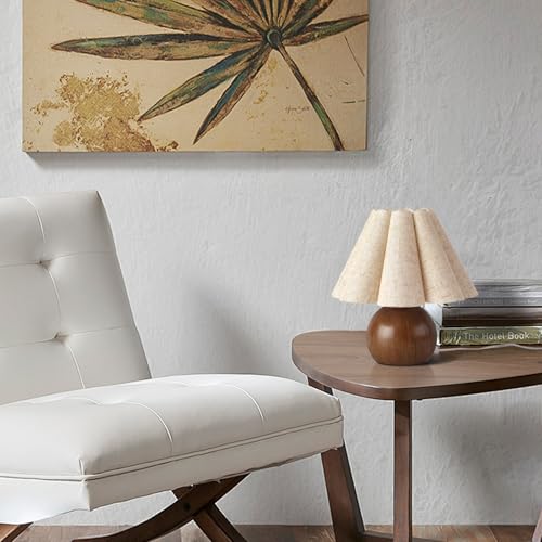 Wood Grain Touch Control Table Lamp for Bedroom