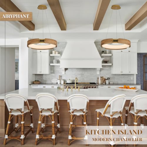 Wood LED Chandelier