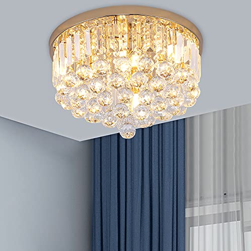 Mini Crystal Chandelier Ceiling Light