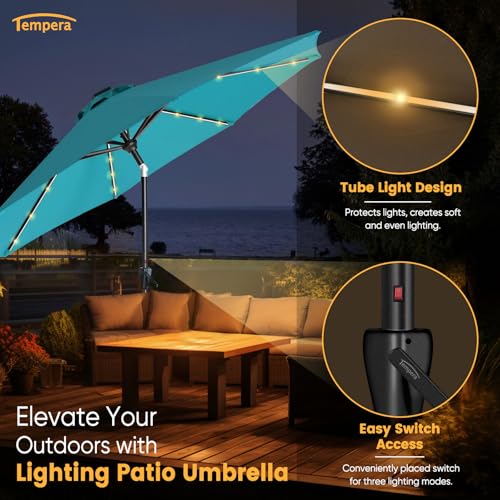 10ft Patio LED Umbrella with light