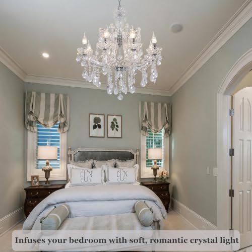 8 Light Maria Theresa Crystal Chandelier
