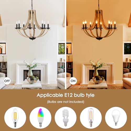 Farmhouse Chandeliers for Dining Room Light Fixture