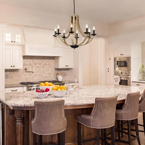 Farmhouse Chandeliers for Dining Room Light Fixture