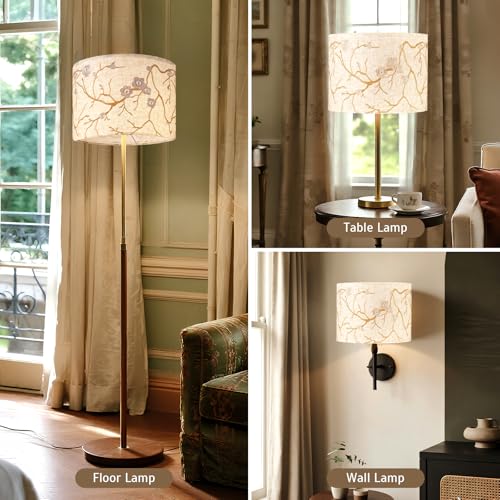 2 Pack 13 Inch Drum Lamp Shades (2 Count)