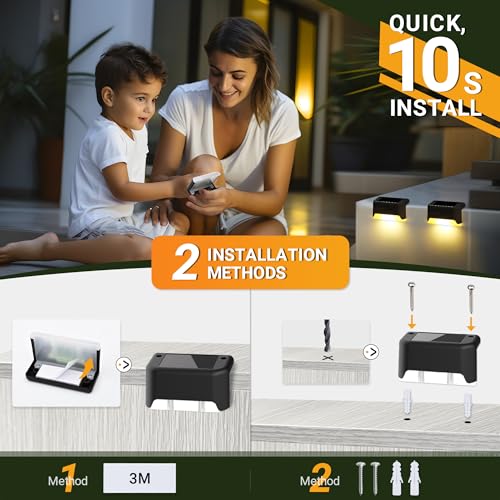 Solar Deck Lights (12 Count)