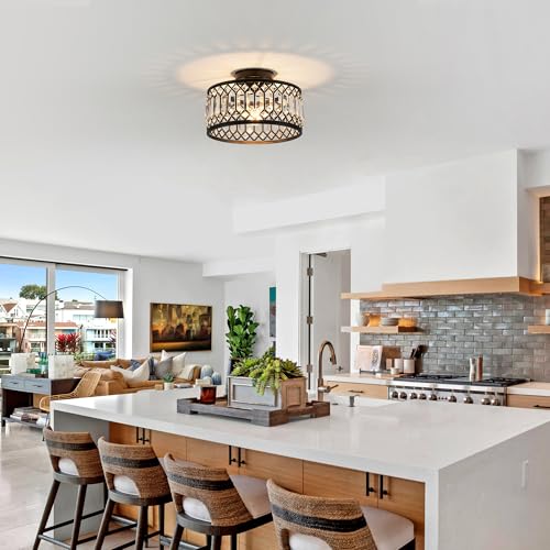 Crystal Ceiling Light Fixture