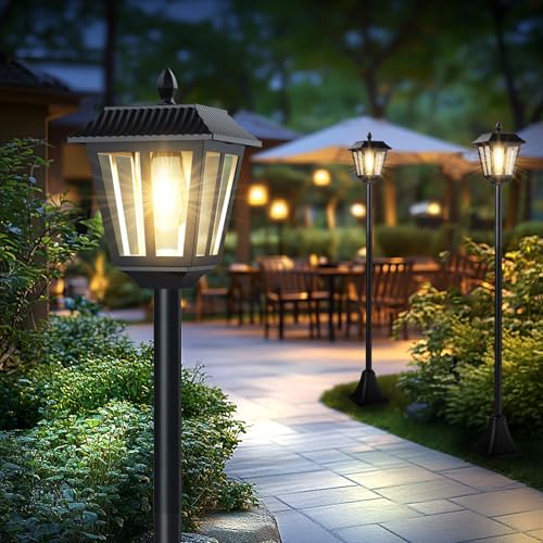 68" Solar Lamp Post Light Outdoor (2 Count)