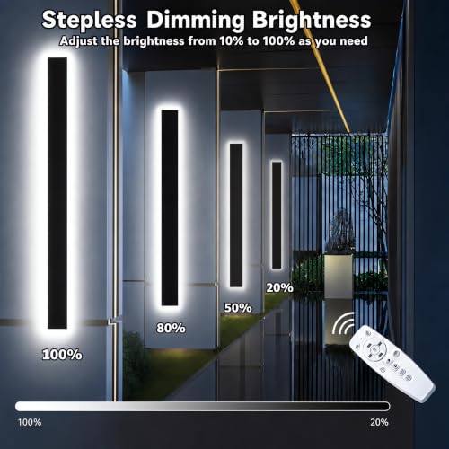 4.33In Wide Modern Outdoor Wall Light for Garage