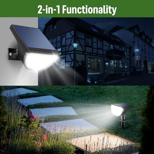 Solar Lights Outdoor Waterproof IP65 (4 Count)