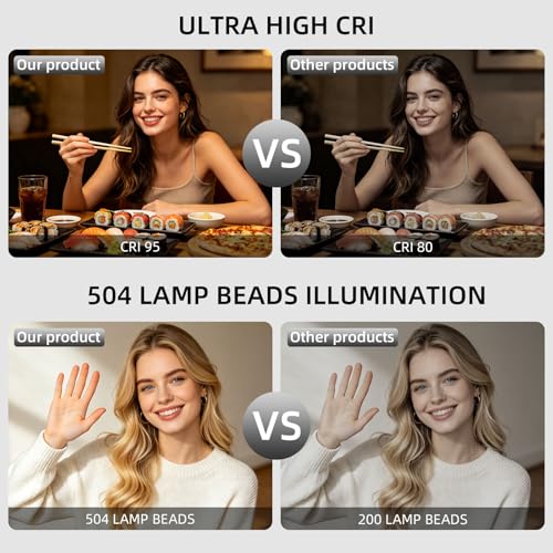 Esthetician Light with Four Flexible Arms