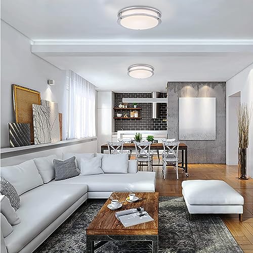 2Pack 13 Inch Oval LED Ceiling Lights