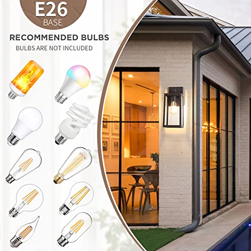 Outdoor Wall Light Fixtures (2 Count)