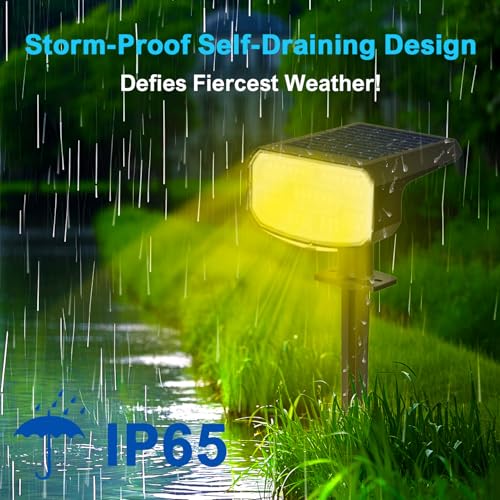 Solar Spot Lights Outdoor Waterproof (8 Count)