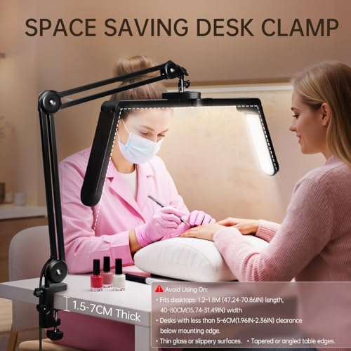 Half Moon Light for Nail Desk