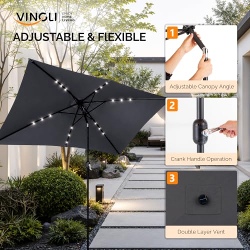 Patio Umbrella with Lights