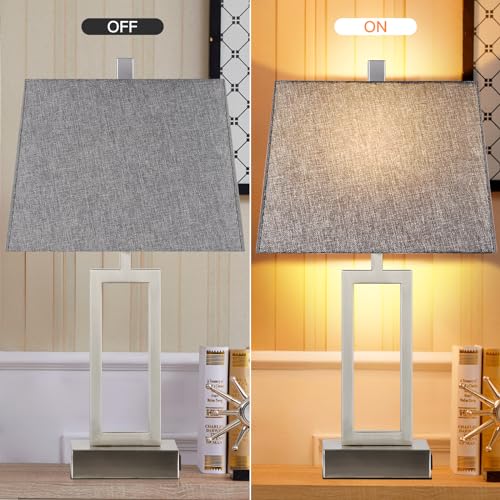 23.5" Touch Control Table Lamps (2 Count)