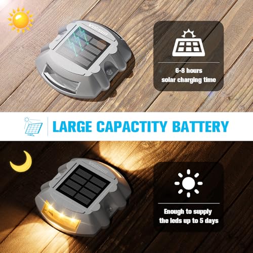 Solar Deck Driveway Dock Lights (16 Count)