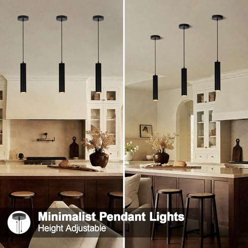 Black Pendant Lights 2 Pack