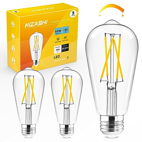 Edison Bulbs Dimmable (3 Count)