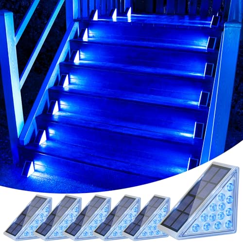 Solar Stair Lights 6 Pack (6 Count)