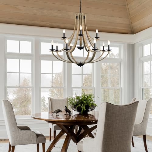 Farmhouse Chandeliers for Dining Room Light Fixture