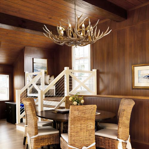 Antlers Chandelier 8 Light