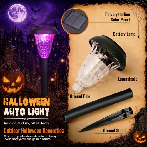 Solar Lights Outdoor Waterproof for Pathway (8 Count)