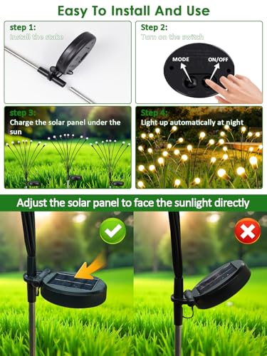 8 Pack Solar Garden Lights (8 Count)