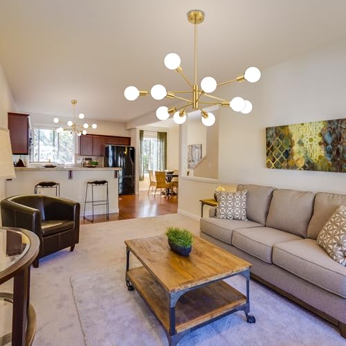 Chandeliers for Dining Room Gold 10