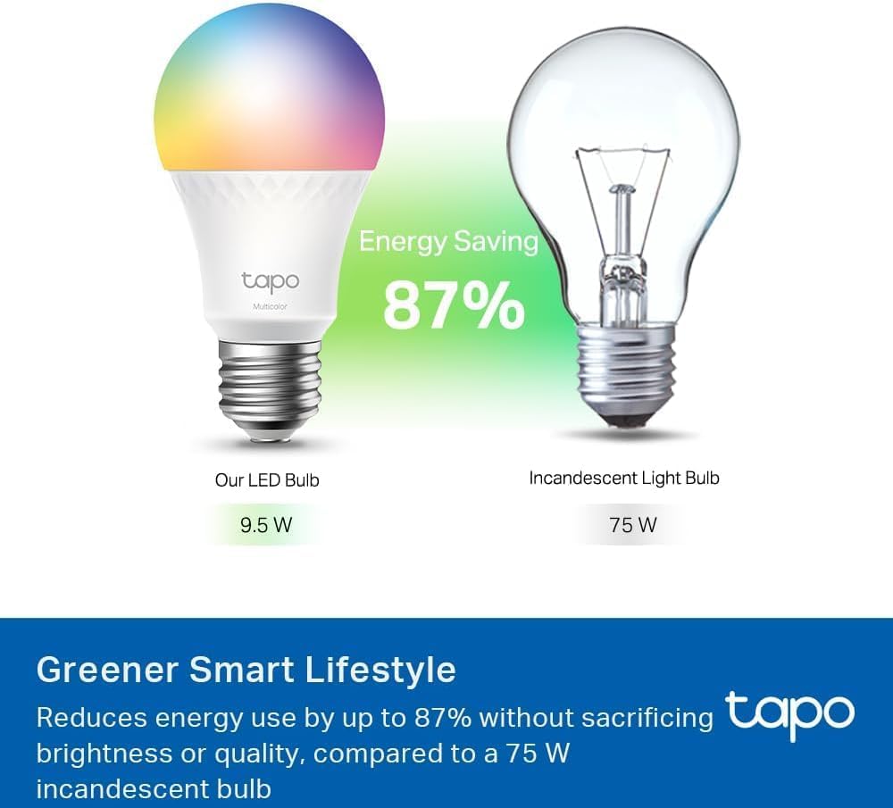 Multicolor Dimmable Smart Light Bulbs