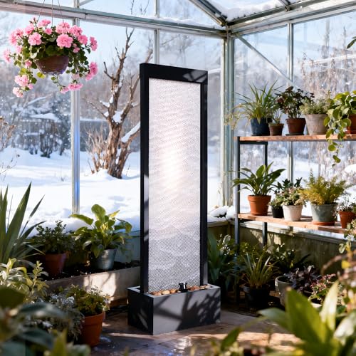 Mesh Panel Waterfall Fountain