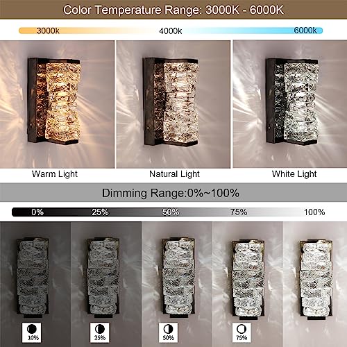 Modern Crystal Wall Sconce