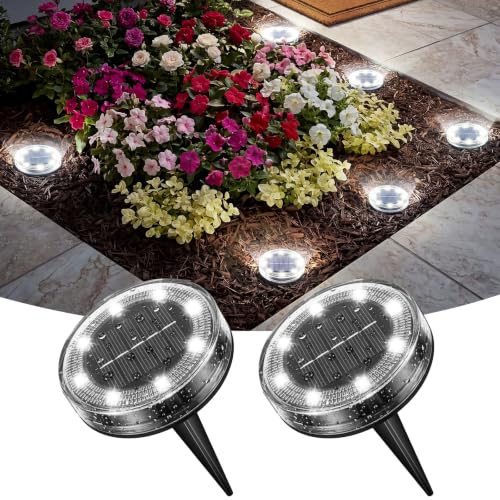 Solar Ground Lights Outdoor Anti
