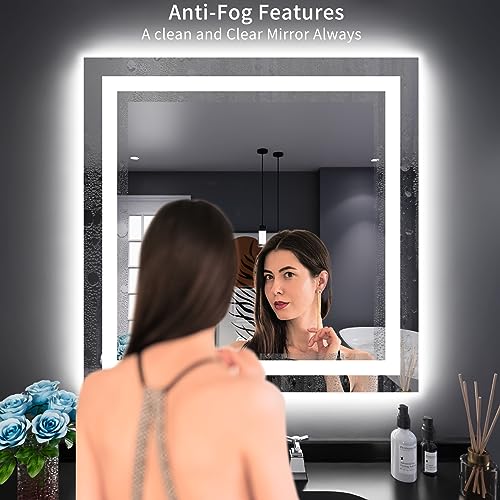 32"X32" LED Bathroom Mirror with Lights