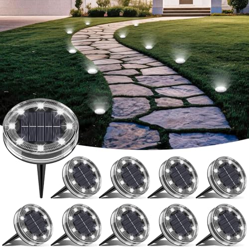 10 Pack Solar Ground Lights (10 Count)