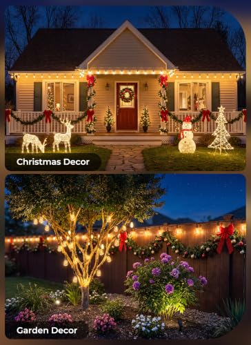 76FT Solar String Lights Outdoor Waterproof