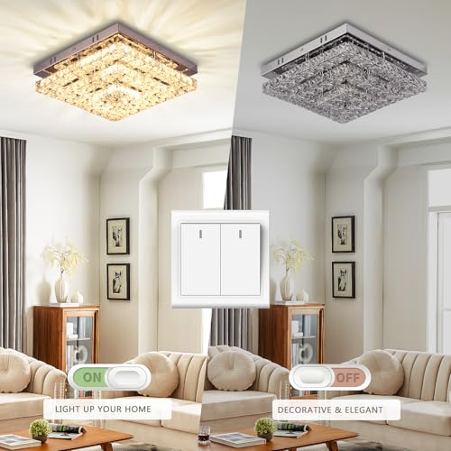 11.8" Crystal Ceiling Light