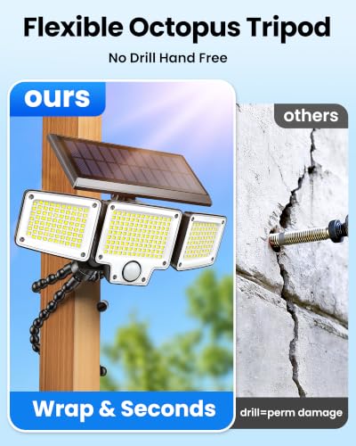 Solar Flood Lights with Motion Sensor