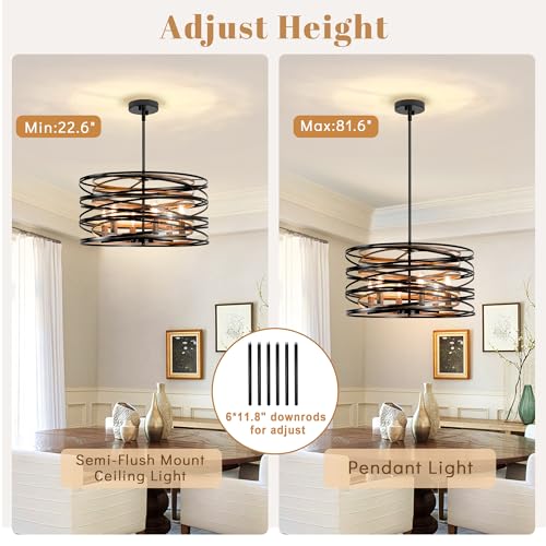 Farmhouse Chandeliers for Dining Room
