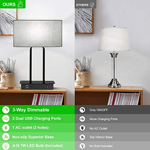 Bedside Touch Control Table Lamps