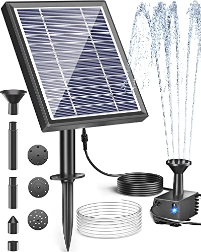 Solar Fountain for Bird Bath