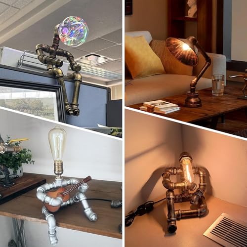 Music Guitar Table Lamp Art Decor