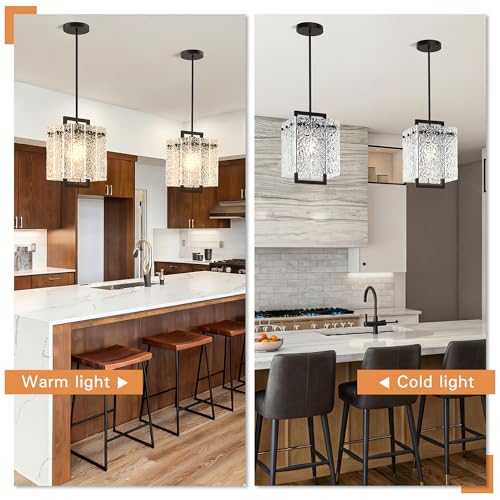 Modern Black Rectangle Chandelier