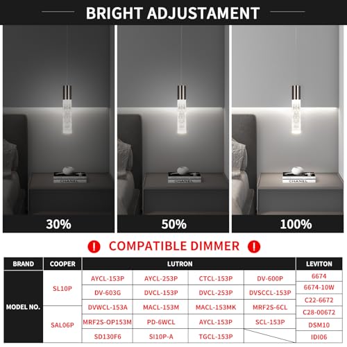 Modern Pendant Lights (3 Count)