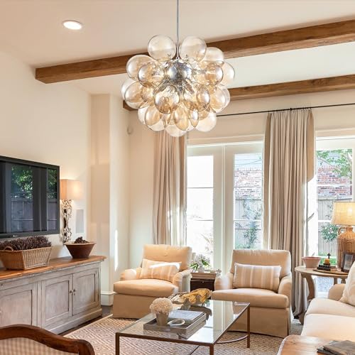 Champagne Bubble Ball Chandelier