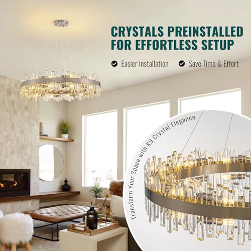 Modern Crystal Chandelier