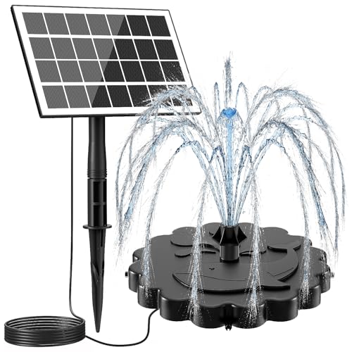 Floating Solar Fountain Kit Works in Shade